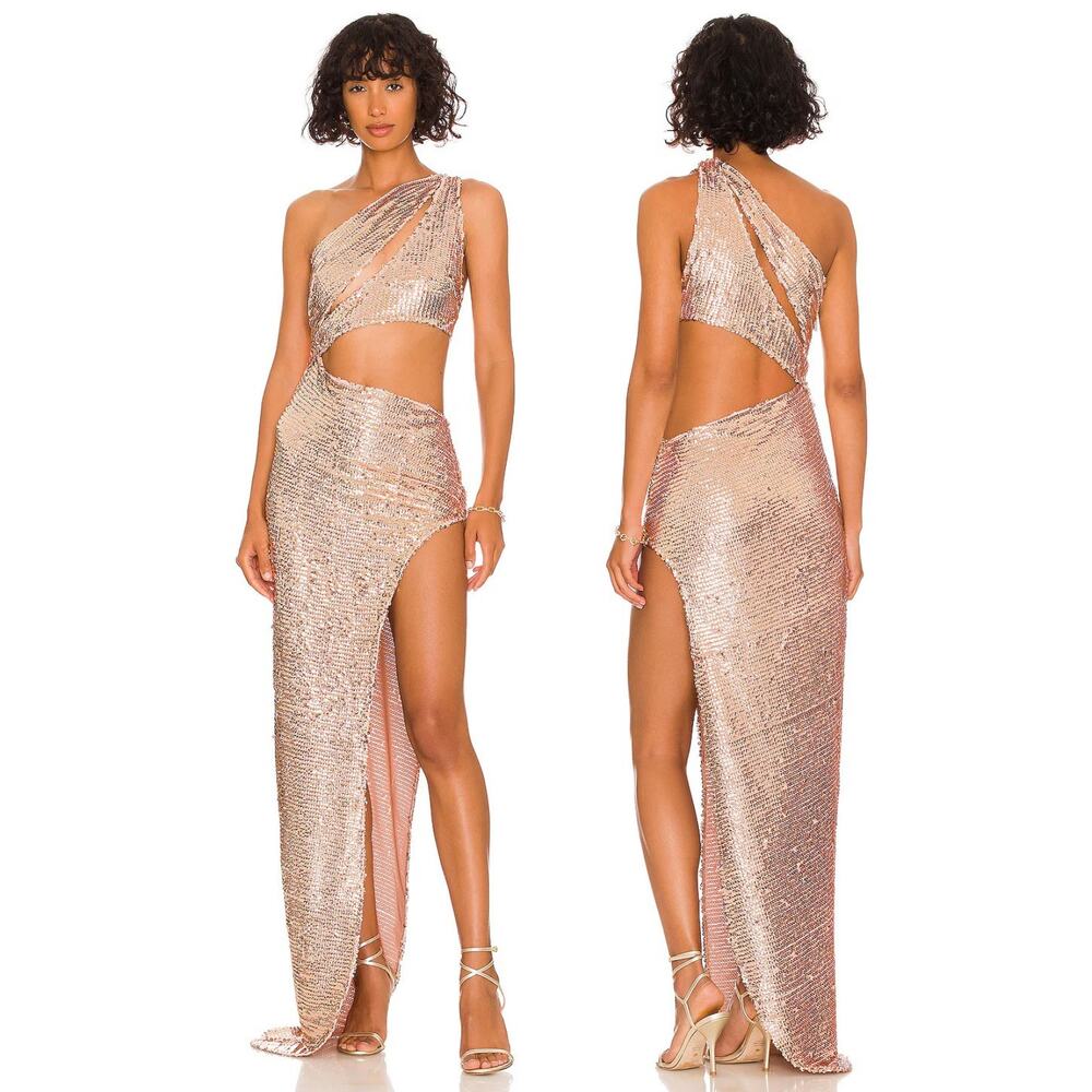 Bronx and Banco Ora Sequin Dress Formal Evening Prom Hoco Party Gala Cocktail M